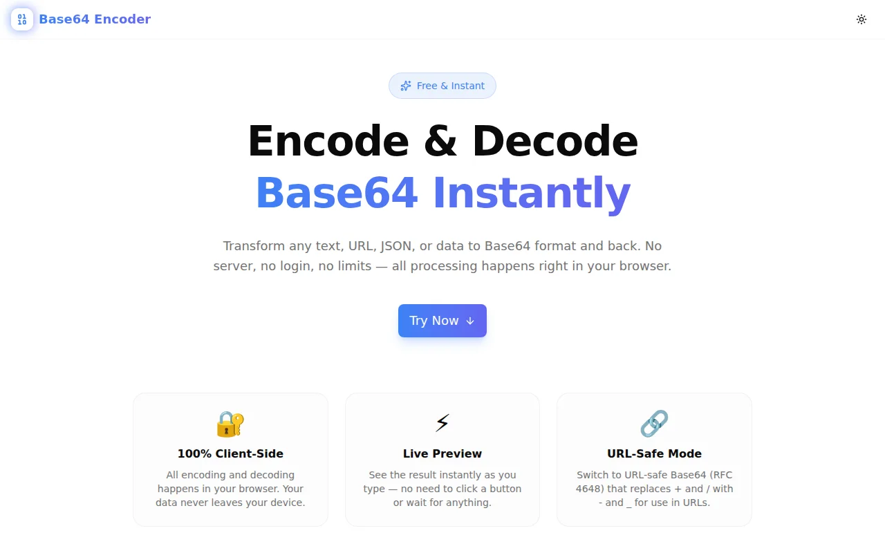 Base64 Encoder screenshot