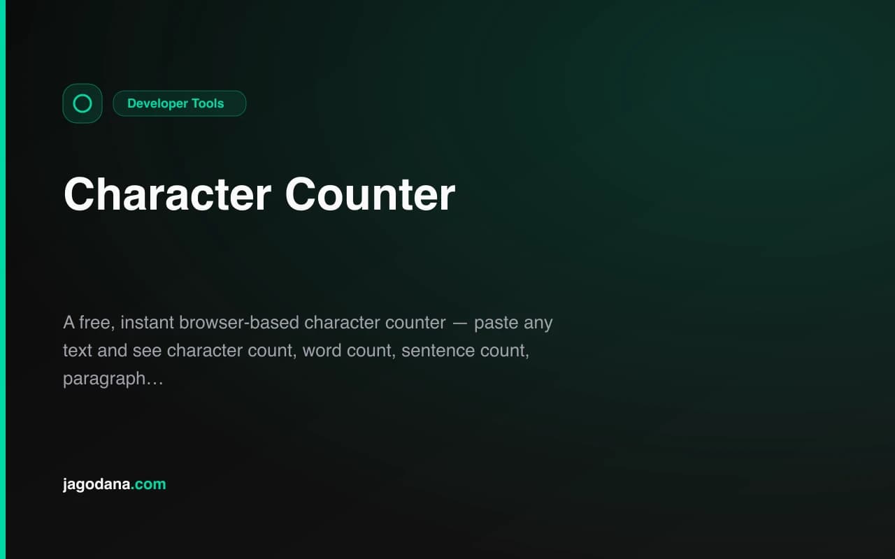 Introducing Character Counter: Real-Time Text Length Checker with Limit Presets