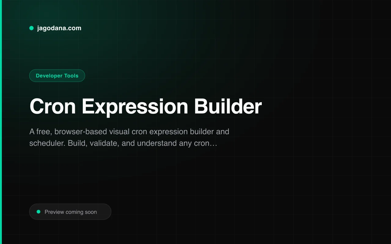 Cron Expression Builder screenshot