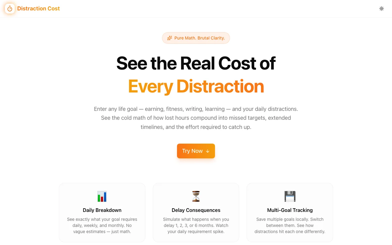 The Math of Distraction: Why 1 Hour of Interruption Costs Way More Than 1 Hour