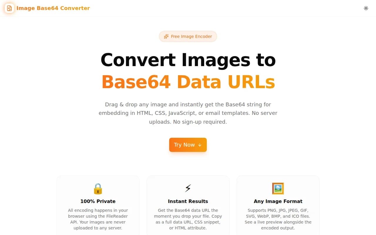 Image Base64 Converter screenshot