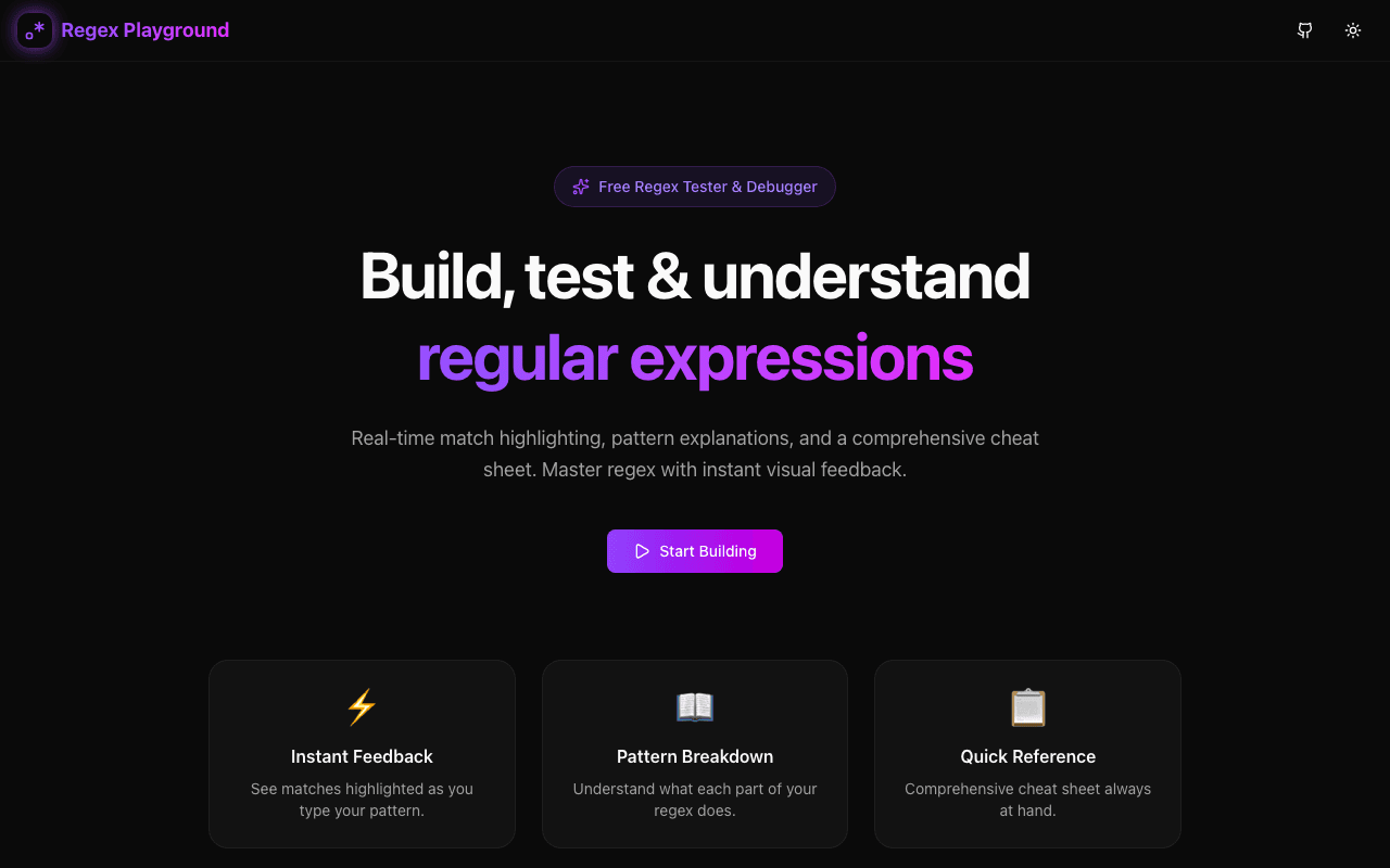 Introducing Regex Playground: Build, Test & Understand Regular Expressions