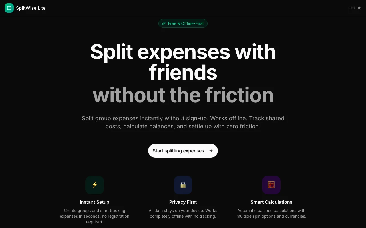 Introducing SplitWise Lite: Split Expenses Without the Hassle