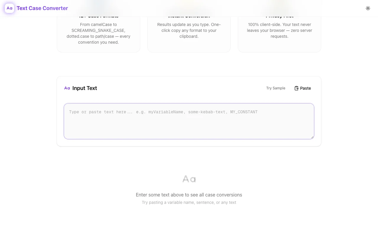 Text Case Converter: Instantly Convert Text Between camelCase, snake_case, kebab-case & 11 More Formats
