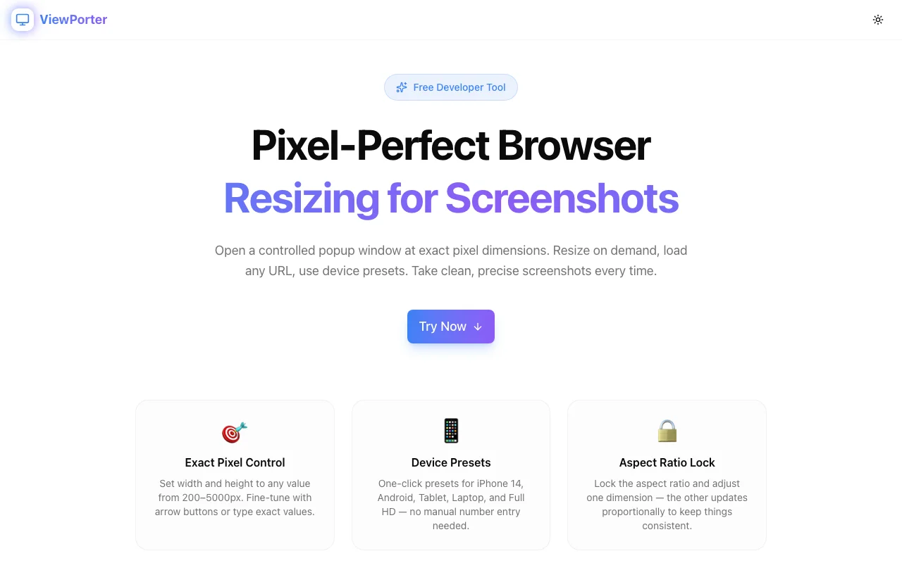 Stop Guessing Browser Sizes — Introducing ViewPorter
