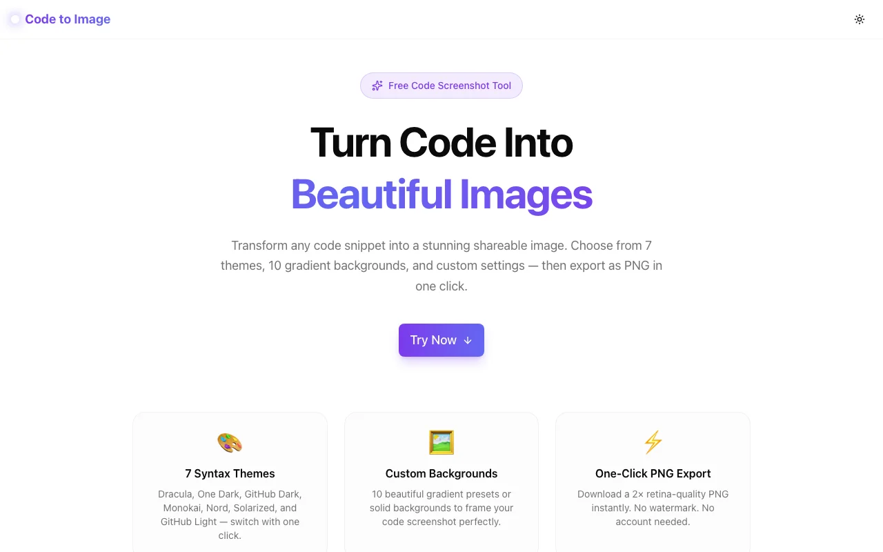 Code to Image
