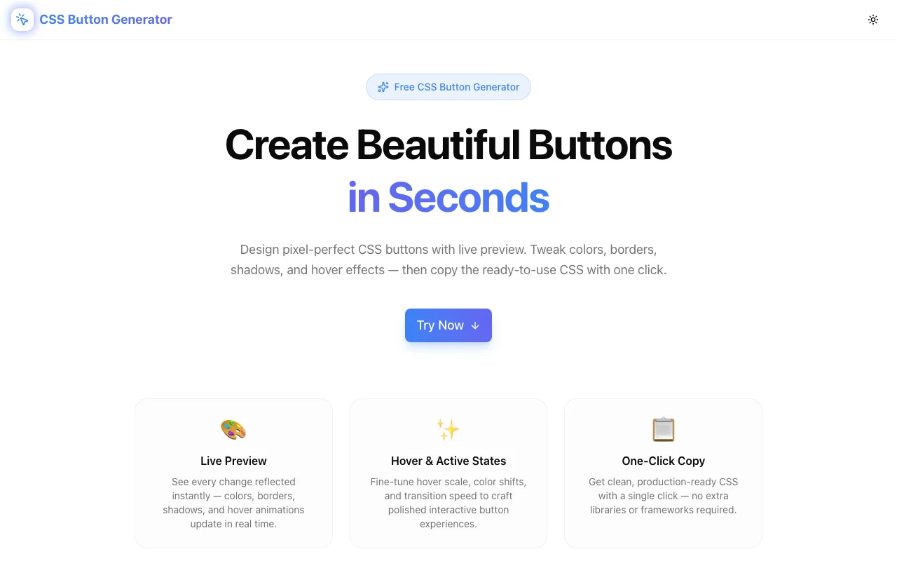 CSS Button Generator