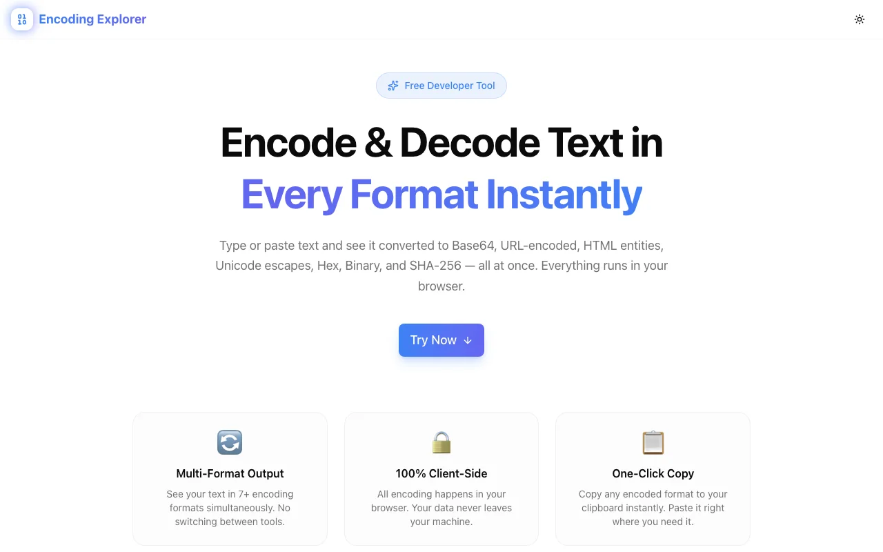 Encoding Explorer