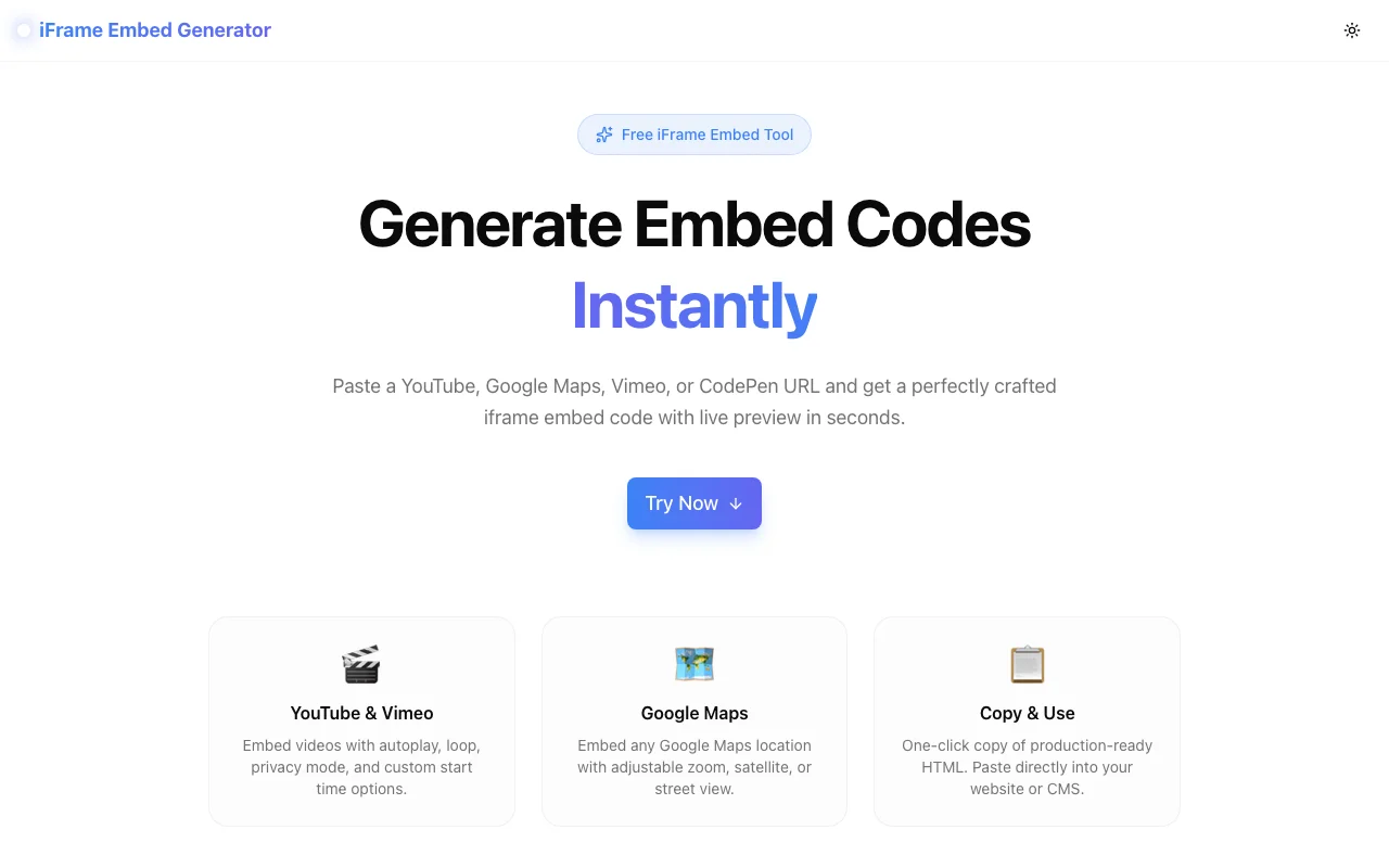 iFrame Embed Generator: Stop Googling YouTube Embed Code Every Time ...