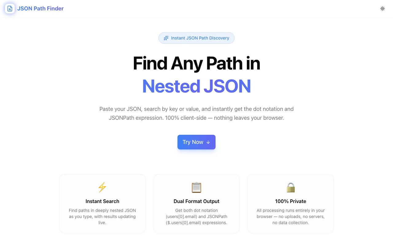 JSON Path Finder