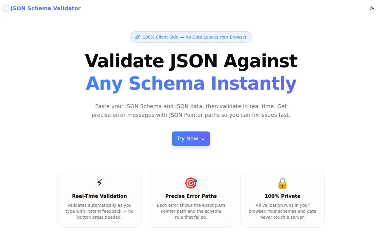 JSON Schema Validator: Validate JSON Against Any Schema Instantly in ...