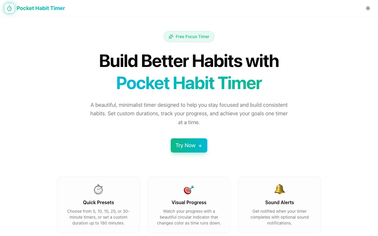 Build Better Habits One Timer at a Time — Introducing Pocket Habit ...