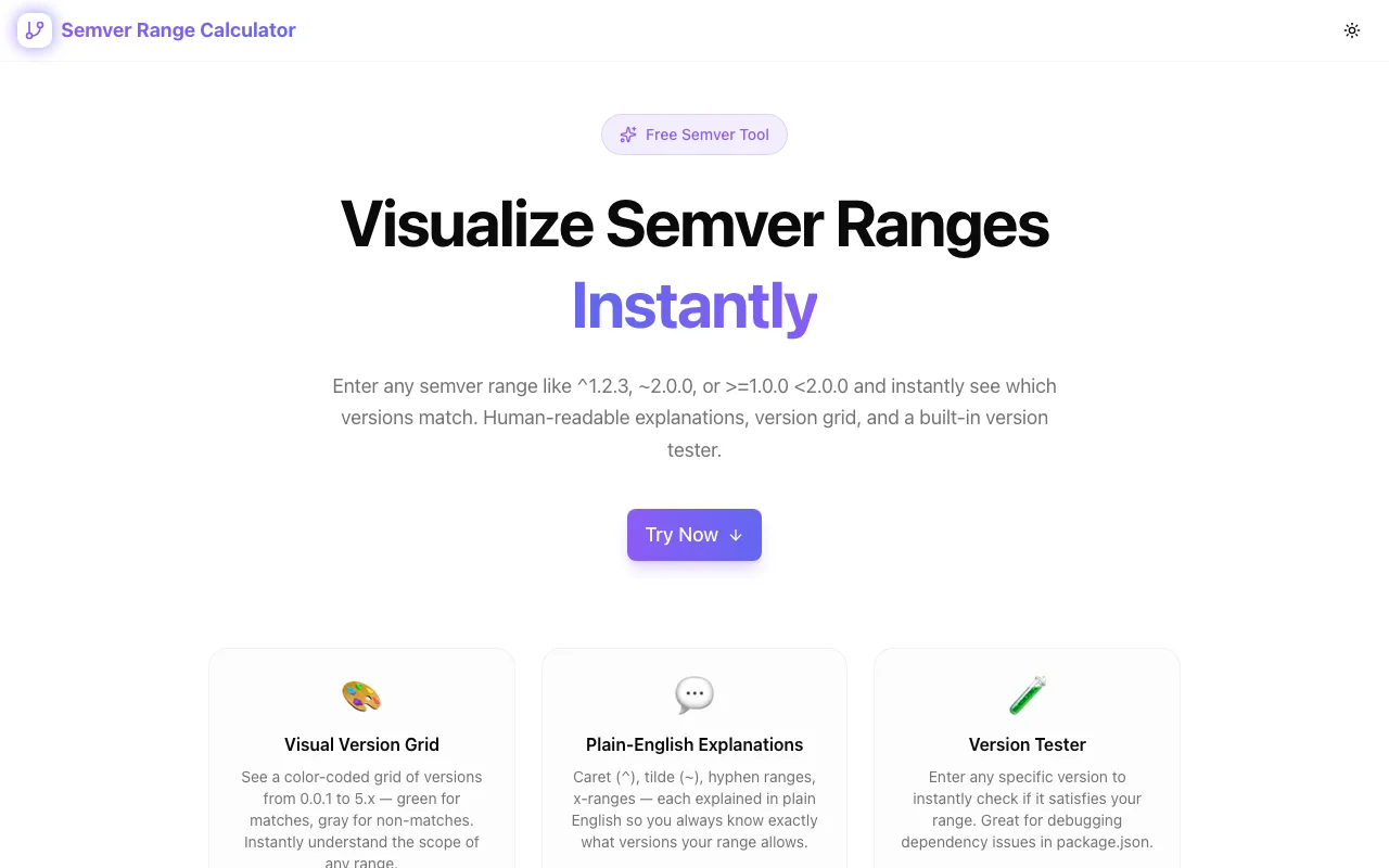 Semver Range Calculator: Understand npm Version Ranges Instantly ...