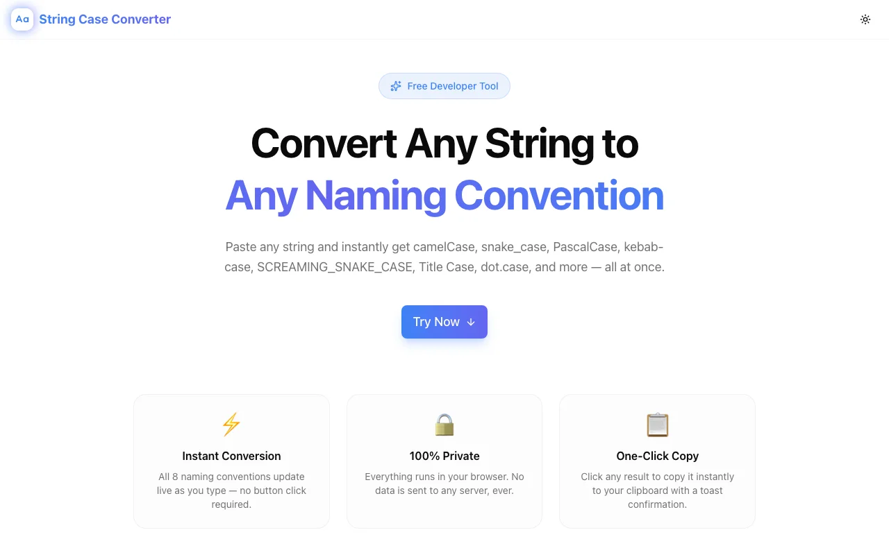 String Case Converter